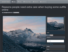 Tablet Screenshot of jacketsvision.com